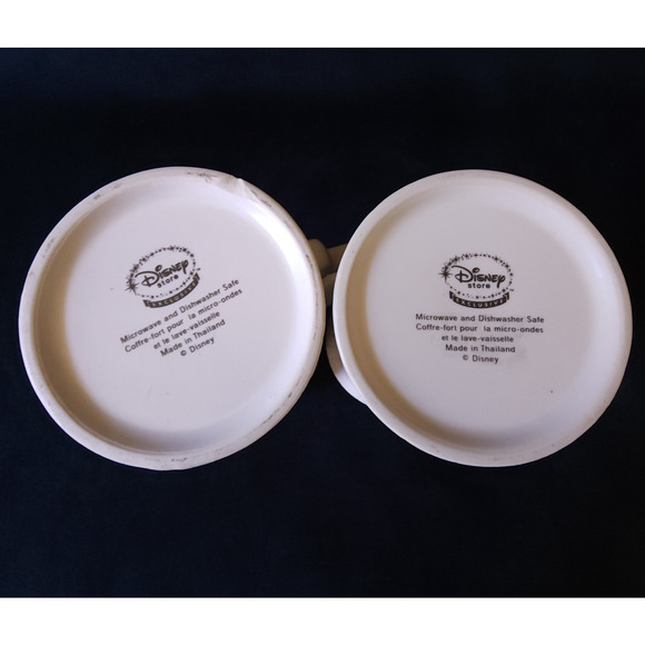 Vintage Disney Store Exclusive Ceramic Coffee Mug Cup Set of 6 12 oz Rare - Picture 13 of 14